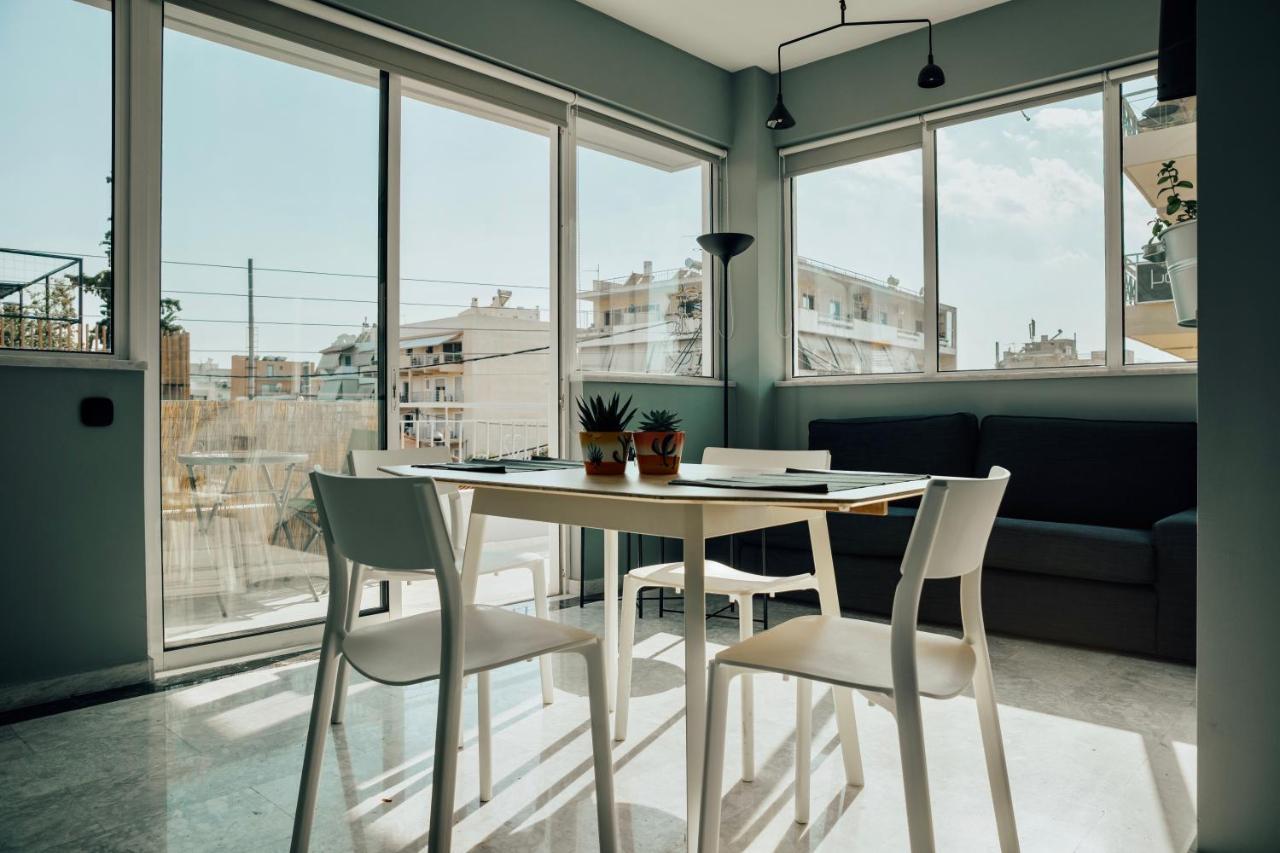 아테네 Loft With Private Parking 아파트 외부 사진